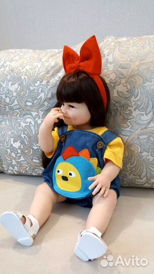 Кукла Реборн полностью силиконовая девочка