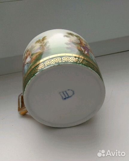 Кружка чайная. Венский фарфор. 19в AL