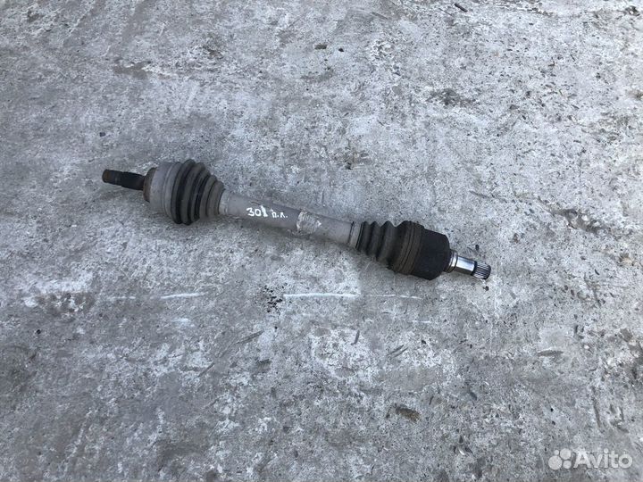 Привод передний левый peugeot 308
