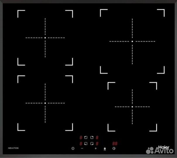 Индукционная варочная панель Haier черный