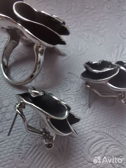 Комплект Серьги и кольцо