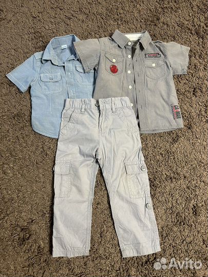 Рубашки и брюки для мальчика 92 пакетом