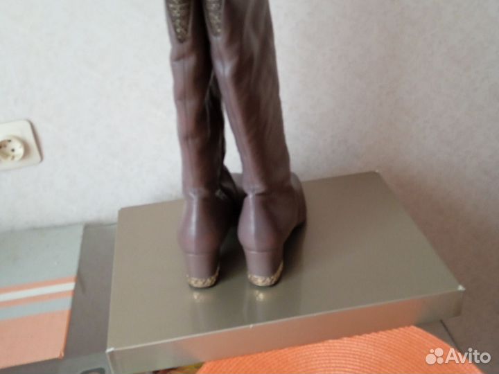 Сапоги женские натуральная кожа 41 размер