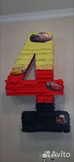 Объемная цифра 4