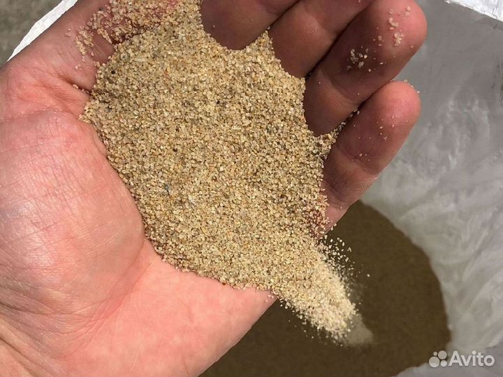Песок мытый в мешках от производителя