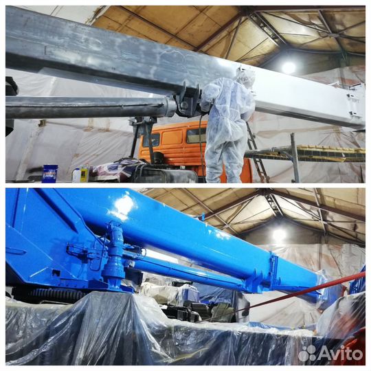 Пескоструйная обработка и покраска спецтехники