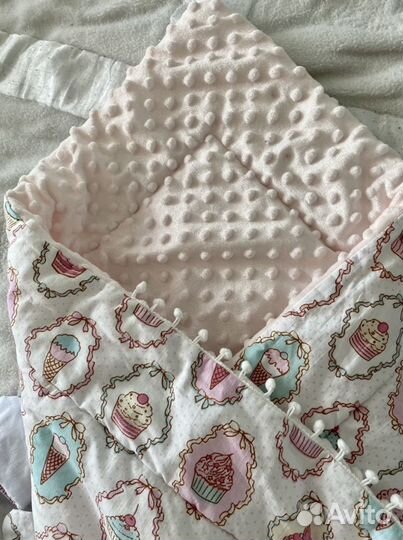 Конверт-одеяло на выписку утепленный