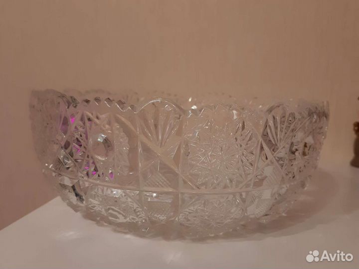 Хрустальная ваза