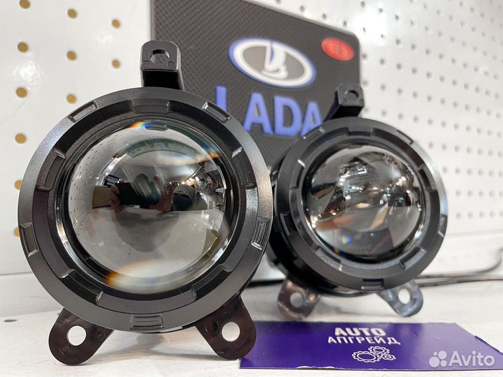 Противотуманные фары с линзой LADA Priora 100w