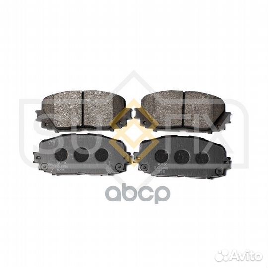 Колодки тормозные дисковые перед прав/лев S