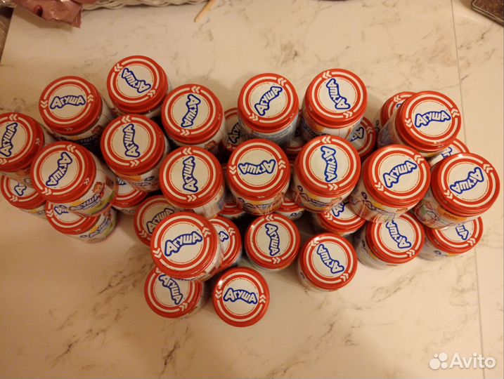 Фруктовое пюре агуша