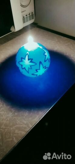 Свеча светящаяся -шар