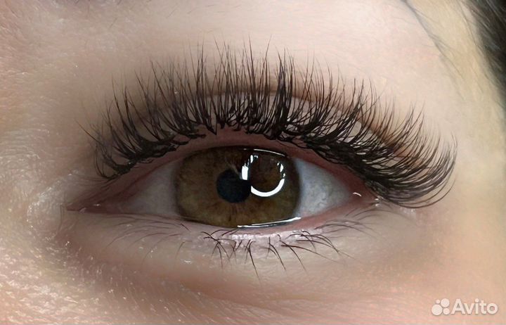 Наращивание ресниц на дому