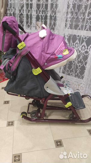 Коляска санки