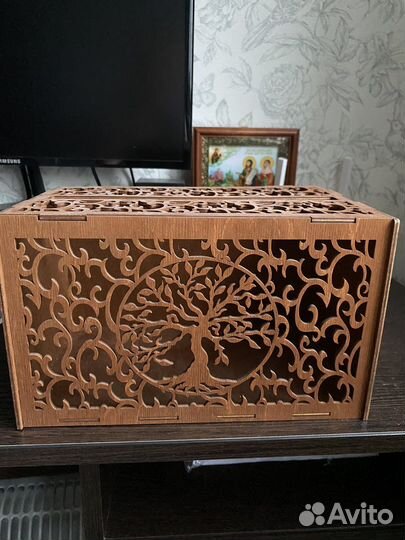 Свадебный сундук для денег