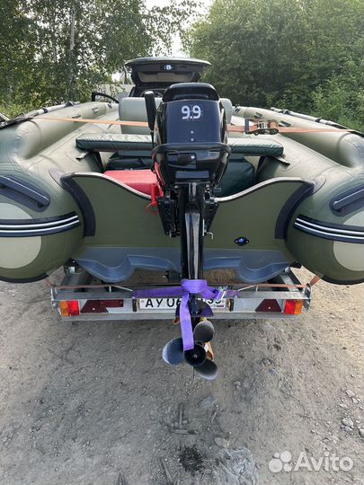 Двухтактный лодочный мотор hidea HD9.9FHS