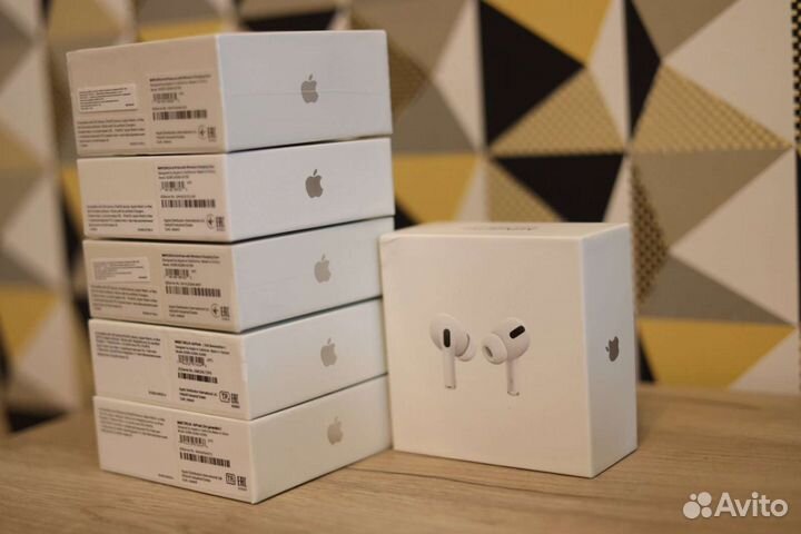 Airpods Pro (шумоподавление + чехол в подарок)