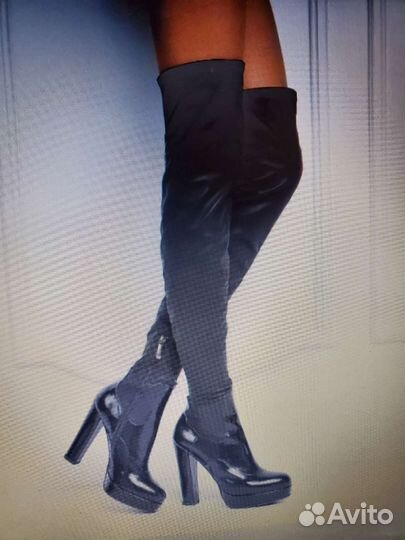 Ботфорты Giovanni Fabiani 37,5 размер Италия