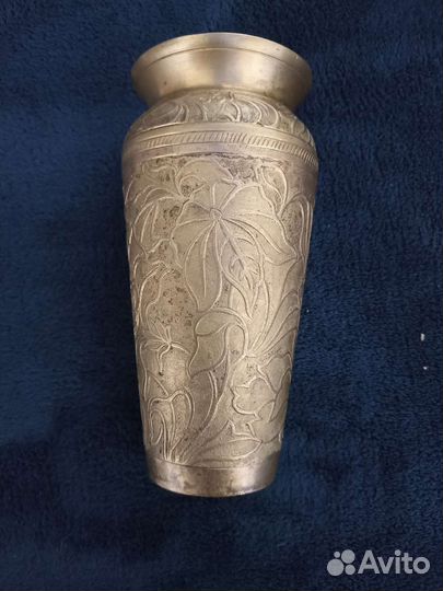 Подсвечник, ваза латунь