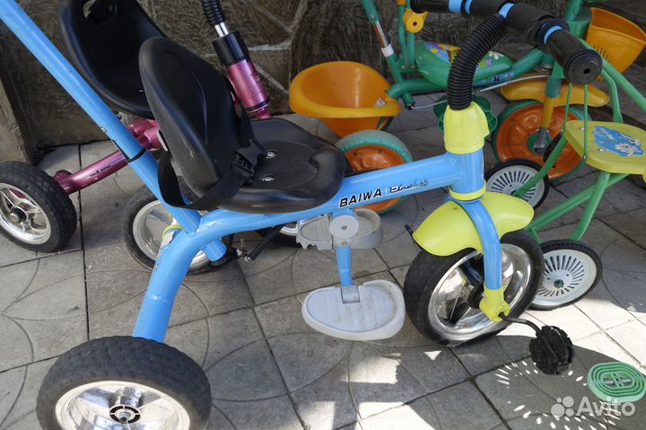 Велосипед детский 3 колеса с ручкой