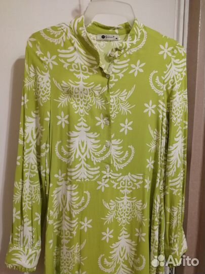 Платье длинное штапель 46р