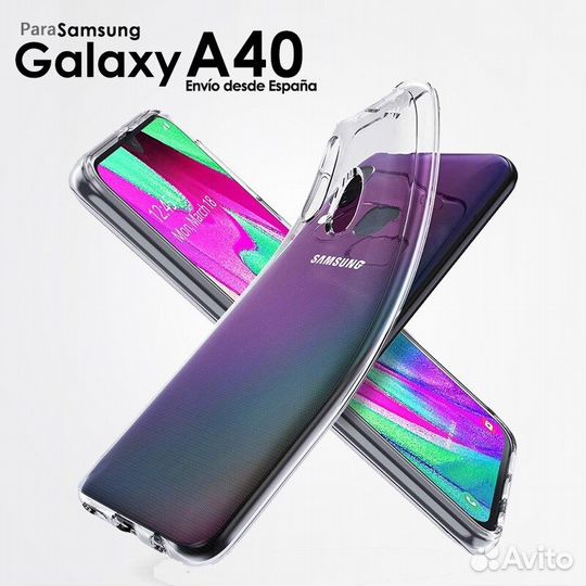Чехол силиконовый для Samsung A40