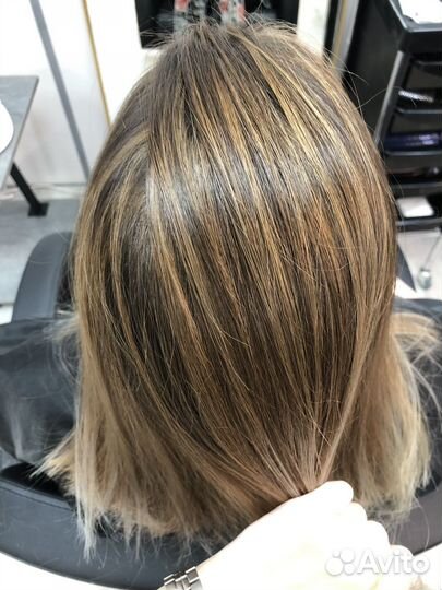 Сложное окрашивание стрижка в подарок