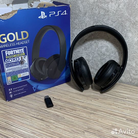 Гарнитура Наушники PlayStation Gold 7.1 С Коробкой