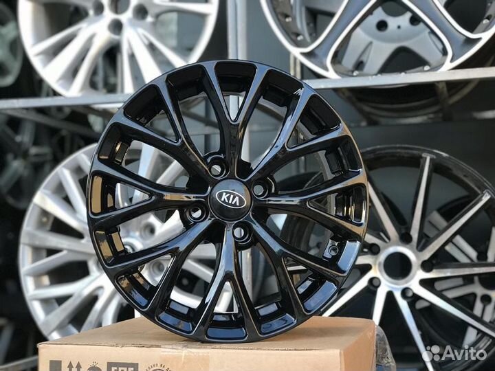 Диски R15 на KIA RIO 4x100 Black