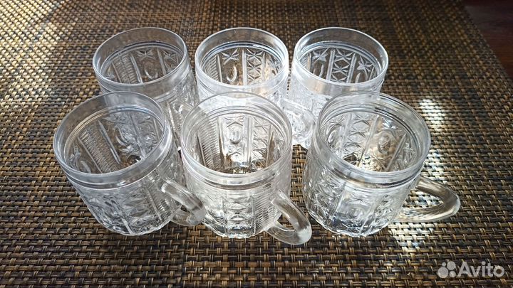 Набор хрустальных кружек