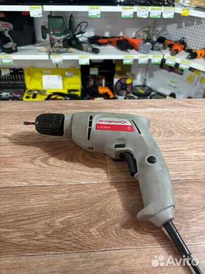 Шуруповерт интерскол Д-10 420эр
