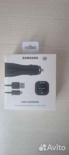 Быстрая зарядка samsung 25w блок+кабель