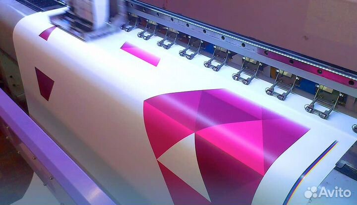 Печать на Баннере и самоклейке. Наружная реклама