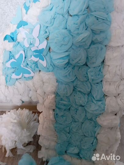 Цифра 1 на годик из фетра