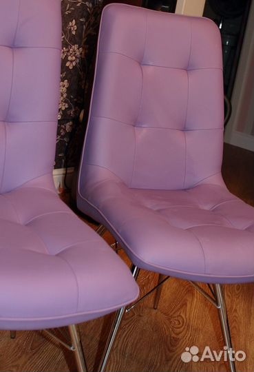 Стул стулья лиловый две штуки новые