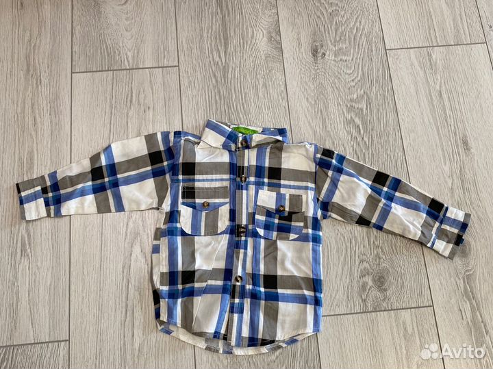 Рубашка детская новая 74 86