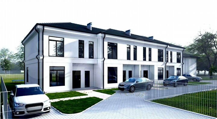 Таунхаус 165 м² на участке 2 сот.