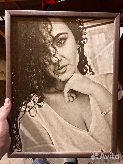 Выжигание портретов на дереве