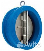 Клапан обратный Tecofi CB3449-EPA Ду100 Ру16 двухсвторчатый, чугунный, межфланцевый