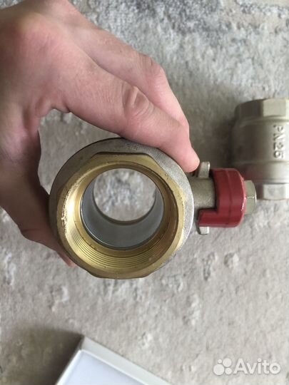 Кран шаровый латунный Ду-40 (11/2