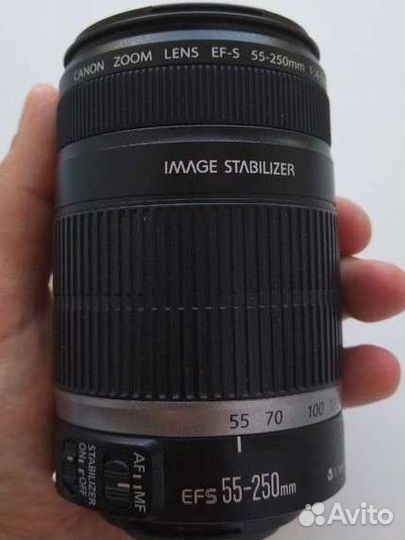 Объектив Canon ef-s 55 250mm 1:4-5.6 is