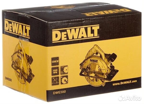 Пила дисковая электрическая DeWalt DWE550 1200 Вт