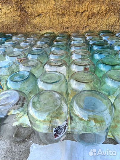Банки стеклянные бу