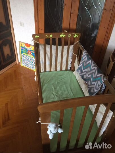 Кровать деревянная детская