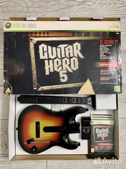 Гитары Guitar hero PS3/PS2/Xbox360/PC в коробках