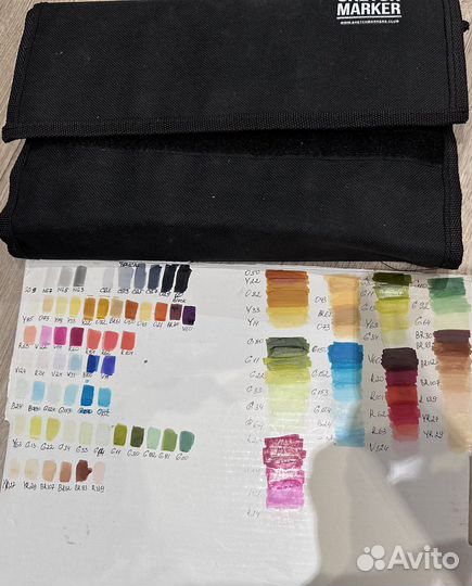 Скетчбук Maxgoodz, маркеры touch, блокноты