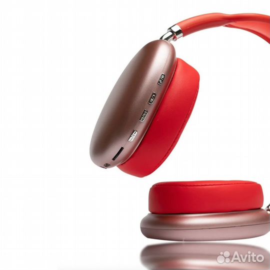 Bluetooth гарнитура P9 macaron RED