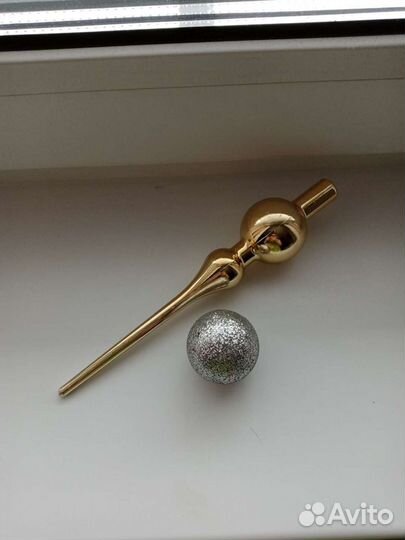 Елочные игрушки пластик