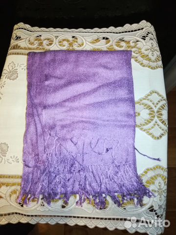 Шарф сиреневый