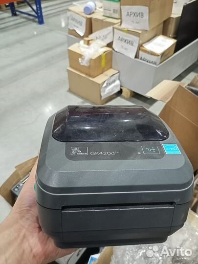 Принтер этикеток zebra GK420d